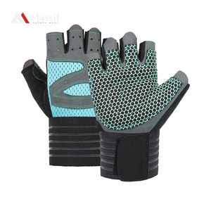 Guantes de gimnasio deportivos de neopreno Rosa personalizados Guantes de trabajo de microfibra Antideslizante Seguridad Pantalla táctil Fitness Ciclismo para levantamiento de pesas - Product Image 3