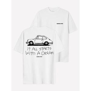 Camiseta de dibujos animados personalizada, camisetas blancas de media manga a la moda para niñas, camisetas de algodón de alta durabilidad absorbentes para el sudor, venta al por mayor - Product Image 2