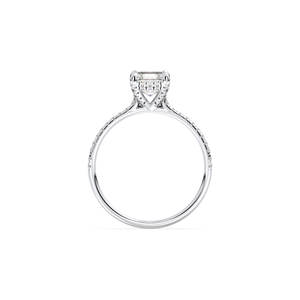 REYES Nouvelle Arrivée 14K Or Blanc Massif HPHT CVD Lab Grown Diamond Bague de Fiançailles pour Femmes IGI Certified Fine Jewelry - Product Image 5