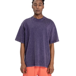 Top notch Custom Oversized Sporty Jersey <b>T</b>-Shirt Distressed Snow Wash Short Sleeve for Spring Summer Streetwear <b>T</b>-shirts for men - Product Image 5