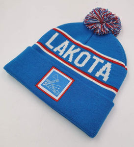 Gorros de Invierno de Moda, Gorros de Punto Acrílicos Cálidos con Pompones, Gorros de Punto Acrílicos Multicolores Personalizados al por Mayor - Product Image 5