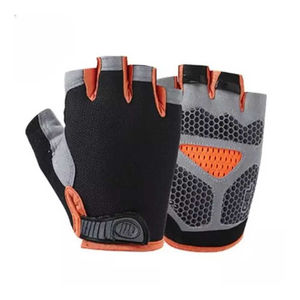 Gants d'haltérophilie sans doigts avec logo personnalisé, respirants et antidérapants unisexes de haute qualité pour la musculation et l'extérieur - Product Image 2