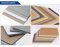 Machine de stratification de panneau de mousse d'armoire de WPC PVC composé en bois en plastique