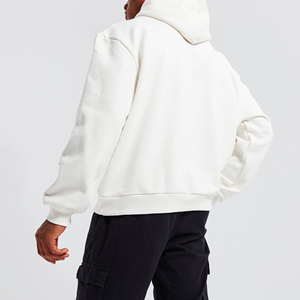 เสื้อมีฮู้ดผ้าคอตตอนโอเวอร์ไซส์ทำจากผ้าฝ้าย100% เทอร์รี่โอเวอร์ไซส์สำหรับผู้ชายเสื้อมีฮู้ดแบบสวมหัวเปิดไหล่ - Product Image 2