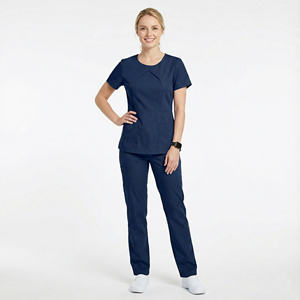 Vente flash : Uniformes médicaux, ensembles de blouses pour femmes, infirmières, médecins, cliniques dentaires, hôpitaux, pantalons à taille élastique, tissu doux, ensembles de blouses - Product Image 1