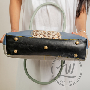 LW Handcrafted Genuine Leather Vintage Multi-Color Tote <b>Bag</b> for Women Portable <b>Summer</b> and Winter Fashion Trending for 2024 - Product Image 6