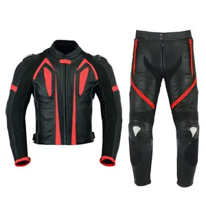 Cheap Price Adjustable Unique Simple Design Leather Racing suit Motorcycle Leather Race Suit Biker Racing