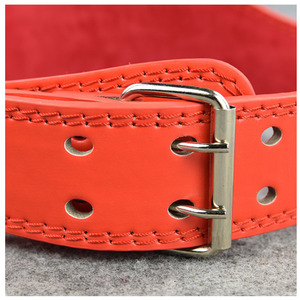 Personnalisé hommes femmes peau de vache Fitness ceinture en acier pour l'haltérophilie puissance levage Squat entraînement musculation Gym - Product Image 2