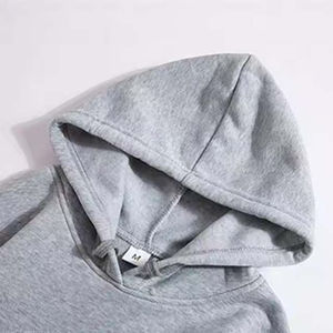 Nouveau sweat-shirt pour homme tendance, grande taille, manches longues, polaire, poches, coupe ample, motif uni, hiver, écologique - Product Image 2