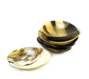 Nouveaux bols en corne de buffle, 6 à 10 pièces, couleur naturelle, bols décoratifs écologiques pour tables et fêtes - Product Image 5