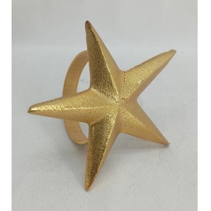 Star Design métal vaisselle porte-serviettes pour mariage et noël Western Restaurant serviette anneau décor tissu papier serviette - Product Image 1