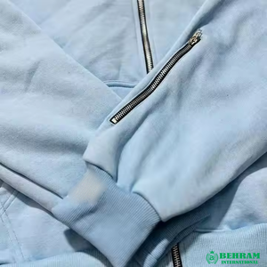 Sweat à capuche zippé imprimé 2026 en molleton 100 % coton / French Terry, séchage rapide, respirant, vente en gros, personnalisé, unisexe, coupe classique - Product Image 5