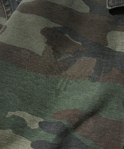 OEM/ODM Custom Camo Worker <b>Jacket</b> for <b>Men</b> New Fashionable <b>Corduroy</b> Neck Design with Zipper Canvas Fabric for Spring Work Hunting - Product Image 3