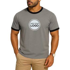 Camiseta de hombre Camiseta de manga corta para hombre Camiseta Lisa Ringer T Shirts - Product Image 5