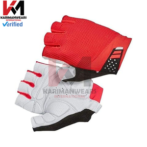 Gants de cyclisme haut de gamme pour femmes et hommes, demi-doigts, avec rembourrage en gel absorbant les chocs, poignée antidérapante, tissu en maille respirant - Product Image 2