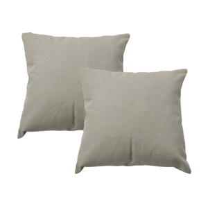 100% Cotton Canvas Cushion Cover Light Gray Premium Thick Sofa Pillow Case Decorative Home Use - Product Image 3