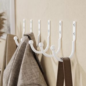 Grand crochet mural en aluminium noir pour salle de bain cuisine chambre à coucher-pour serviette vêtements sacs manteaux clés stockage-comprend des vis supplémentaires - Product Image 2