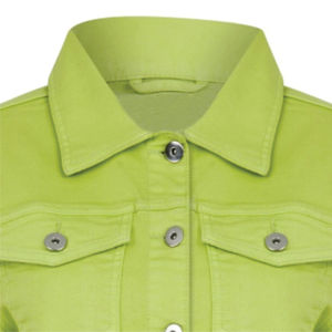 Chaqueta vaquera elástica para mujer, de alta calidad 100% de algodón, abrigo de moda de Color brillante de verano de algodón suave, novedad - Product Image 3