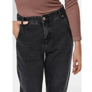 Pantalones vaqueros 2025 de alta calidad para mujer, pantalones vaqueros ajustados de cintura media para mujer, pantalones vaqueros elásticos para mujer, pantalones vaqueros OEM ODM con servicio - Product Image 1