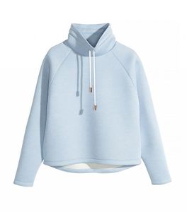 Articles en stock Sweat-shirt à capuche court en coton avec impression personnalisée Sweatshirts à capuche pour femmes - Product Image 1