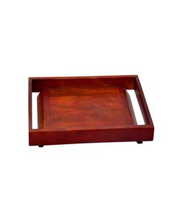 Dernier plateau de service en bois de table fait à la main unique en gros meilleure qualité excellente variété plateau de service en bois - Product Image 3