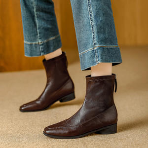 Chaussures Oxford habillées en cuir véritable pour hommes, grandes tailles, à enfiler, avec embout en acier léger, respirantes, pour l'automne et les mariages - Product Image 1