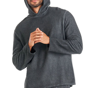 Nuevo conjunto de chándal para hombre de gran tamaño Street Wear Fleece Acid Wash, fabricación profesional, chándales de dos piezas para hombre - Product Image 1