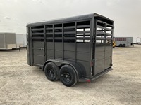 Remorque professionnelle robuste pour l'élevage, 4 essieux, transport de bétail et de chevaux, vente en gros
