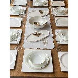 Set da pranzo moderno pezzo quadrato per 6 persone