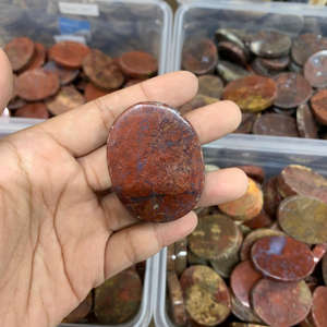 Piedra de Jaspe Rojo Indonesio Natural de Alta Calidad, Pulida a Mano, Lisa, Cristal Curativo, 45×35 mm, Gema Coleccionable - Product Image 6