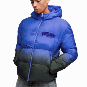 Chaqueta de Invierno Personalizada para Hombre, Chaqueta Acolchada con Capucha, Abrigo Cálido para Deportes al Aire Libre, Talla Grande, Ecológica, con Cuello Alto - Product Image 6