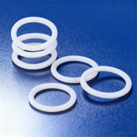 Korrosionsbeständiger O-Ring aus reinem PTFE |   Kunststoff-Dichtungsring für Industrielle Anwendungen |   Langlebige Chemikalienbeständige Dichtungskomponente