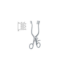 ตัวดึงกลับเครื่องมือทางการแพทย์ทำจากสเตนเลสสตีลเครื่องมือทางการแพทย์ที่มีความแม่นยำผ่านการรับรองจาก CE - Product Image 1