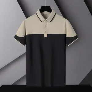 Camisas de Golf de Manga Corta para Hombre de Alta Calidad, Sólidas, Transpirables, de Verano, 100% Algodón, Talla Grande, Tejido de Punto de Secado Rápido, con Botones - Product Image 6