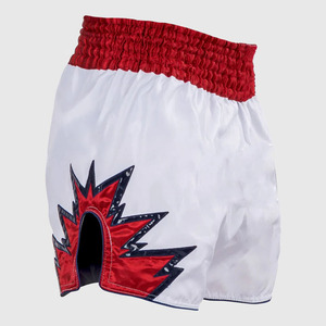 Custom <b>Men's</b> Vintage Style Thai Boxing <b>Shorts</b> 100% Polyester <b>Elastic</b> <b>Waist</b> Anti-Wrinkle Quick Dry Breathable Eco-Friendly OEM - Product Image 3
