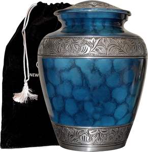 Urne funéraire humaine compagnon extra large Urne double personnalisée pour deux adultes (bleu) - Product Image 2