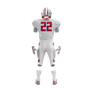 Ensemble de maillot et pantalon d'entraînement de football américain, couture solide, respirant, coupe athlétique - Product Image 6