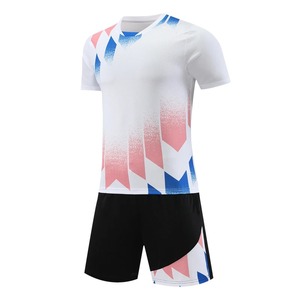 ชุดเสื้อเจอร์ซีย์ฟุตบอลเสื้อชุดยูนิฟอร์มฟุตบอลถุงเท้าสั้นผลิตสำหรับใส่เล่นฟุตบอล - Product Image 5