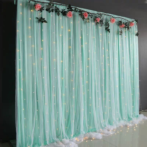 <b>Chiffon</b> <b>Curtain</b> Backdrops Ceiling Drapes Decoration Wedding <b>Curtain</b> Backdrops for Wedding Events Good Price B - Product Image 1