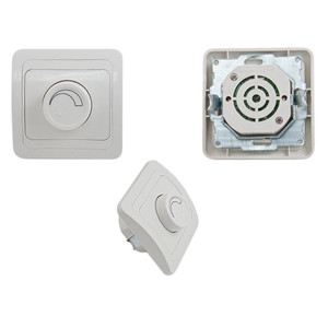 สวิตช์หรี่ไฟแบบหมุน 600W พร้อมช่องสัญญาณเอาต์พุต 1 ช่อง - Product Image 2