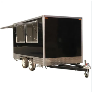 Camion de restauration mobile en fibre de verre de qualité supérieure en gros, livraison rapide, camion de nourriture de rue, remorque résistante à la rouille pour les collations - Product Image 6