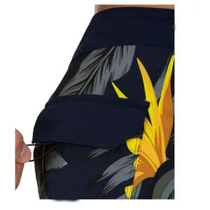 Short d'été confortable en coton pour hommes, design personnalisé par sublimation, motif écologique et solide, vente en gros OEM - Product Image 5