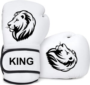 Guantes de boxeo profesionales de PU de dedo completo con material de cuero de servicio OEM para uso en exteriores - Product Image 3