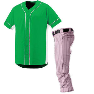 Nuevo Diseño, Uniformes de Béisbol con Cuello en V, Impresión por Sublimación, Transpirables, Color Elegante, Secado Rápido, Absorbe la Humedad, 100% Poliéster - Product Image 4