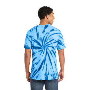 Camiseta Tie Dye al por Mayor, Camiseta de Algodón con Patrón Espiral Retro, Ropa Urbana Unisex Cómoda, Colores Personalizados y Marca Privada - Product Image 6