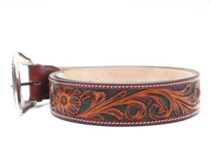 Unisex Cow Hide Genuine Leather Casual <b>Belts</b> Fashionable <b>Accessory</b> with Stylish Brass Buckle - Product Image 2