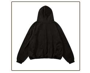 เสื้อฮู้ดผู้ชายผ้าฝ้ายปักลาย, เสื้อฮู้ดสำหรับผู้ใหญ่ไซส์ใหญ่พิเศษแนววินเทจผ้า100% - Product Image 5