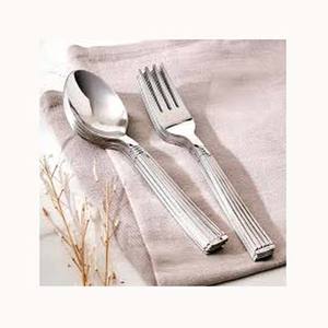 Nuevo personalizar plata espejo pulido cubiertos comida elegante Acero inoxidable Rectangular oro diseñador mango cubiertos - Product Image 4