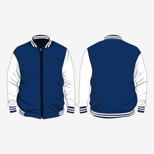Chaqueta Varsity Hip Hop 2024 con Cuello Alto y Capucha para Hombre y Mujer, Chaqueta Cortavientos con Bloques de Color y Parches, Estilo Holgado para Otoño - Product Image 6