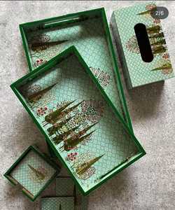 Support de boîte à mouchoirs naturel couvercle de boîte à mouchoirs solide pour bureau à domicile et hôtel conception écologique approvisionnement en gros - Product Image 2